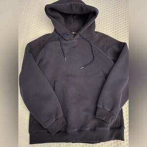 Dark navy blue Nike centre swoosh hoodie
